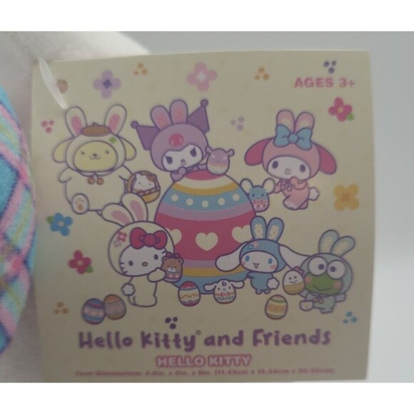 Sanrio Hello Kitty and Friends Lot of 5 Easter Plushes plus 40in X 50in Throw - Picture 4 of 16